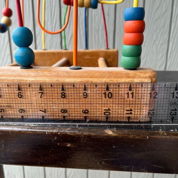 Vintage Educo Super Maze Wooden Children's Toy 20" H × 15" W × 12" D - Picture 14 of 16